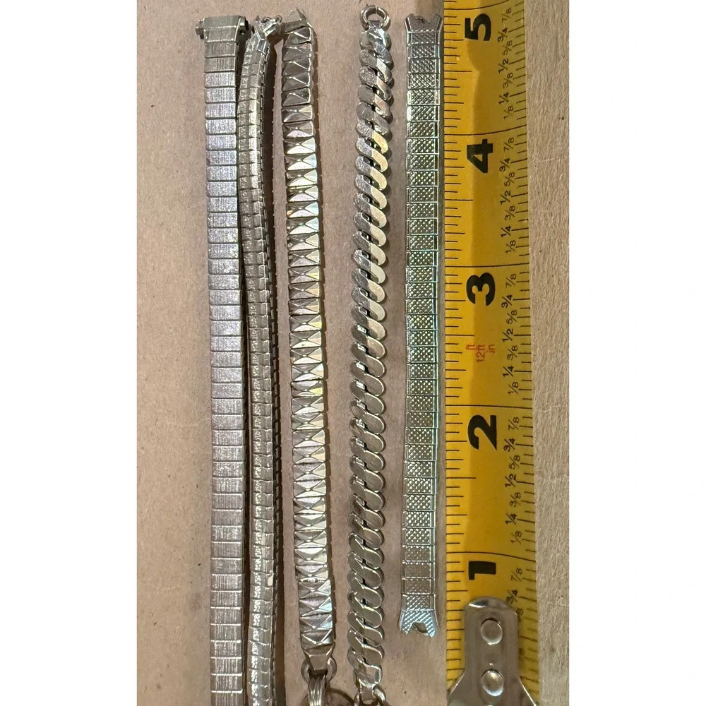 Vintage Watch Band Lot JB Champion Speidel Baldwin‎ USA Stainless Expansion